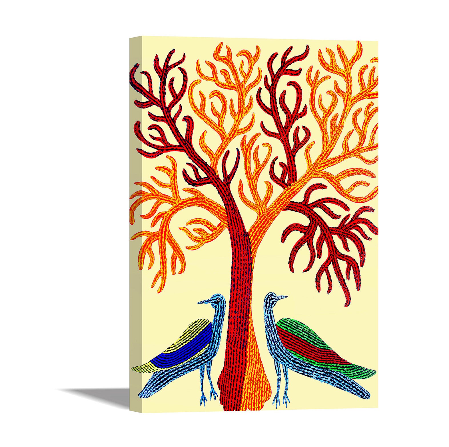 Birds Under The Tree