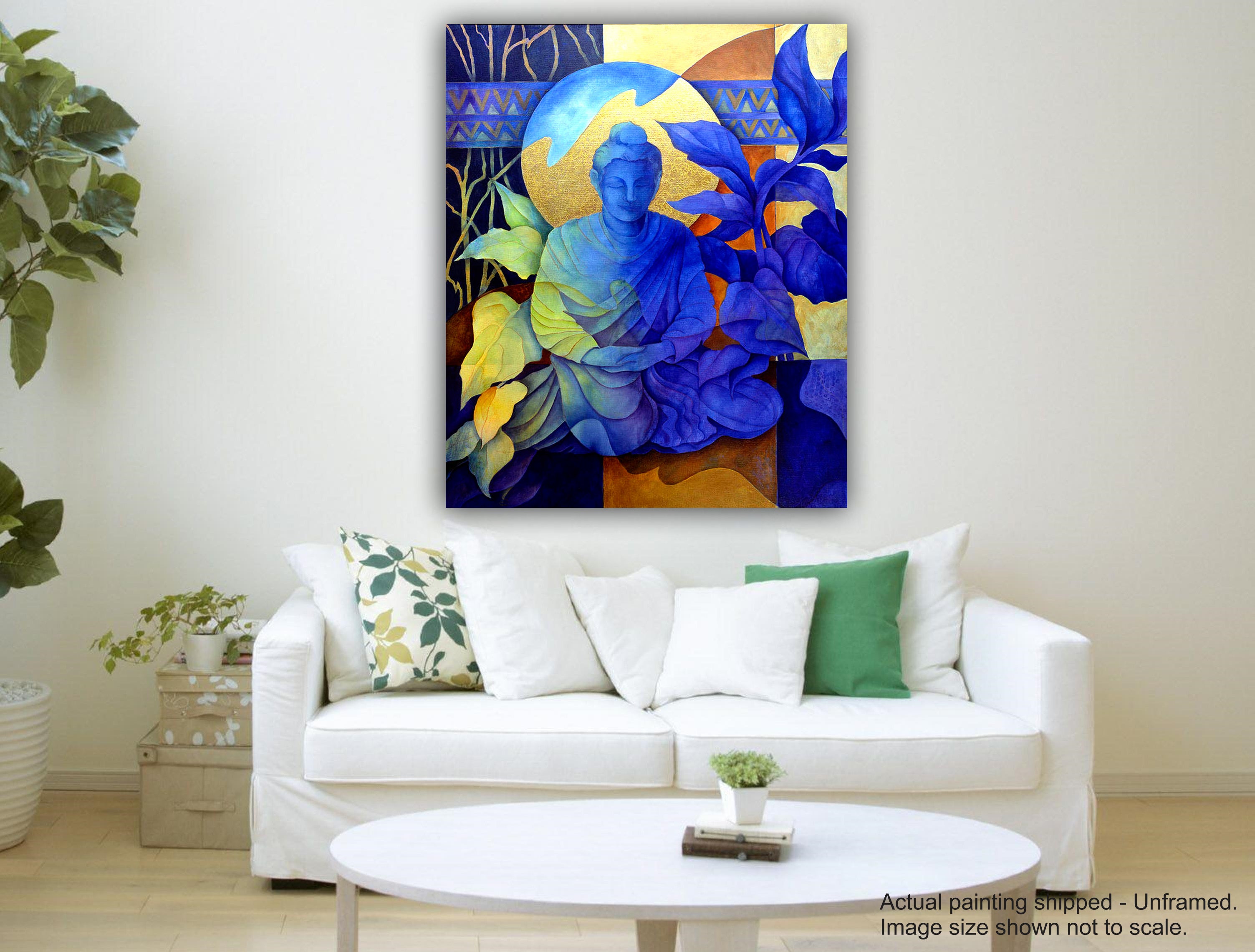 Blue Buddha Living room