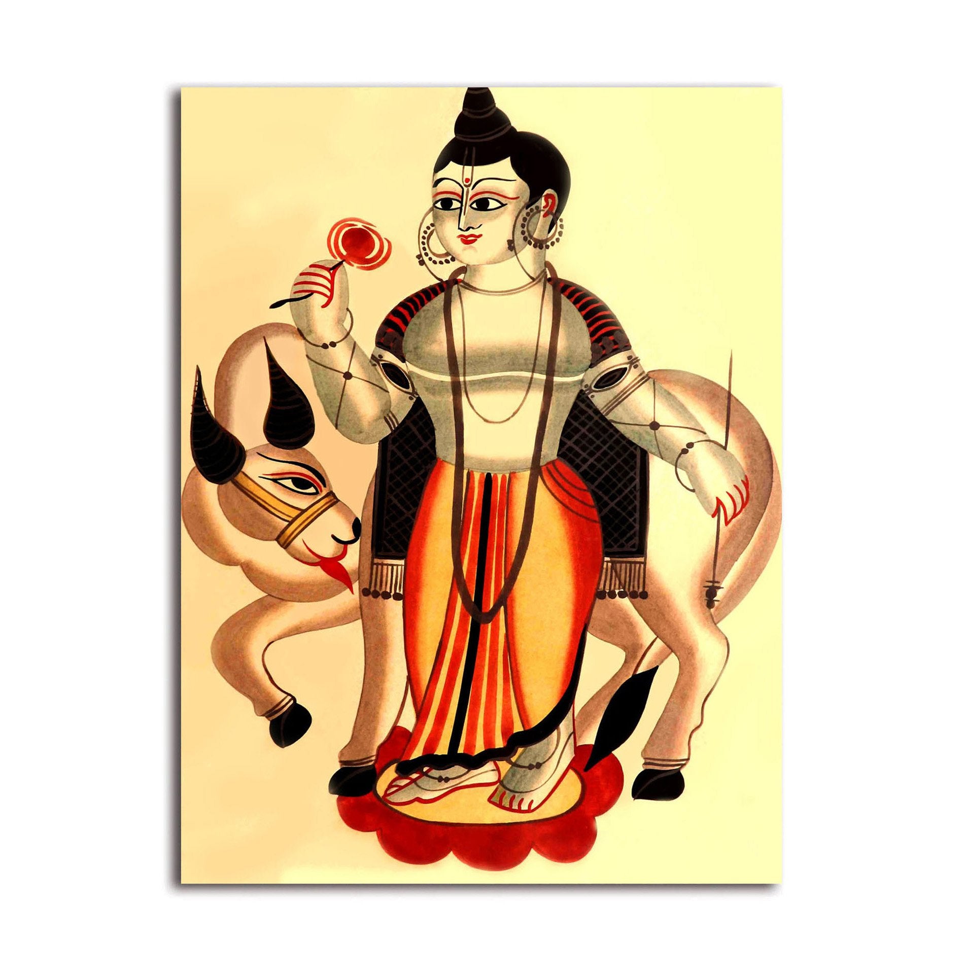 Shree Krishna With Cow