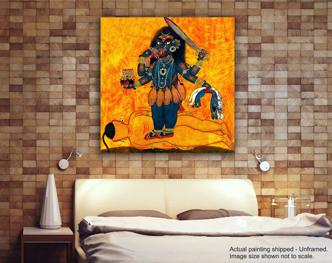 Maa Kali And Shiva