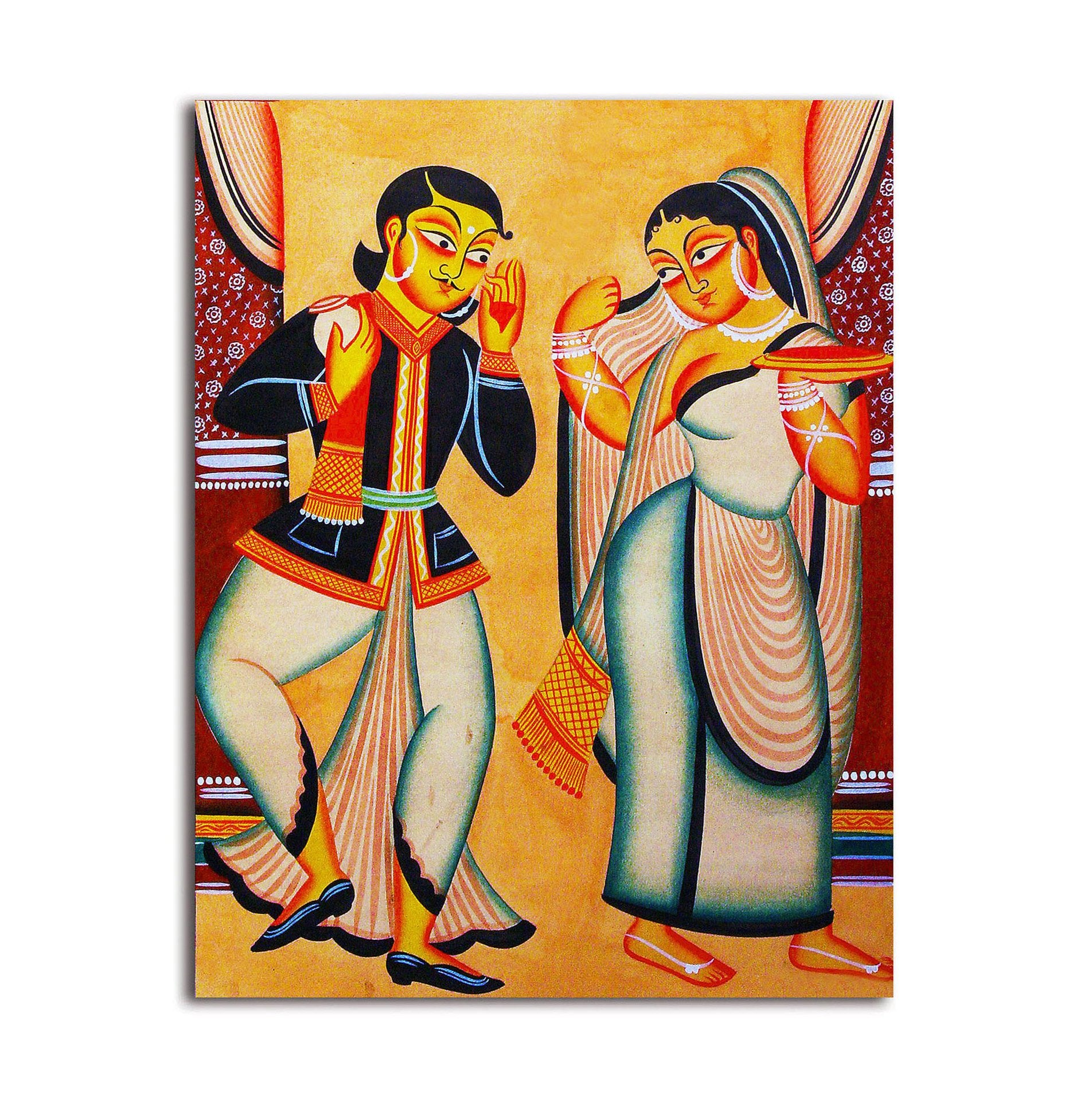 Bengali Couple Painting by arijit bhowmik  Saatchi Art