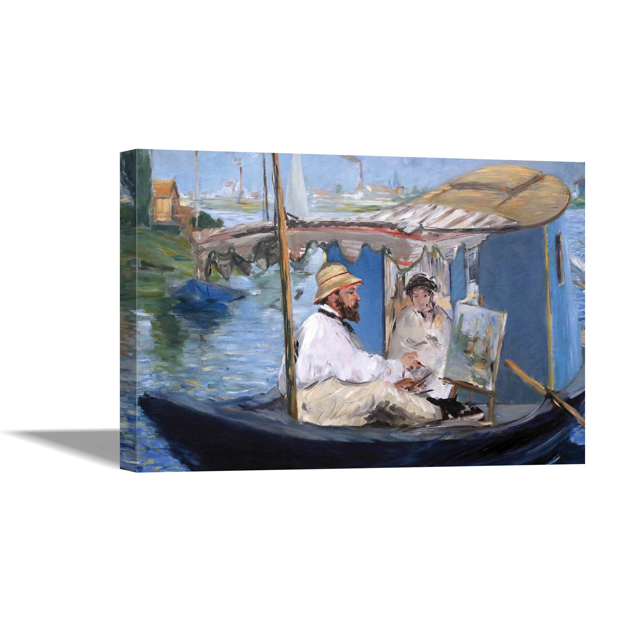 Claude Monet Painting in his Studio