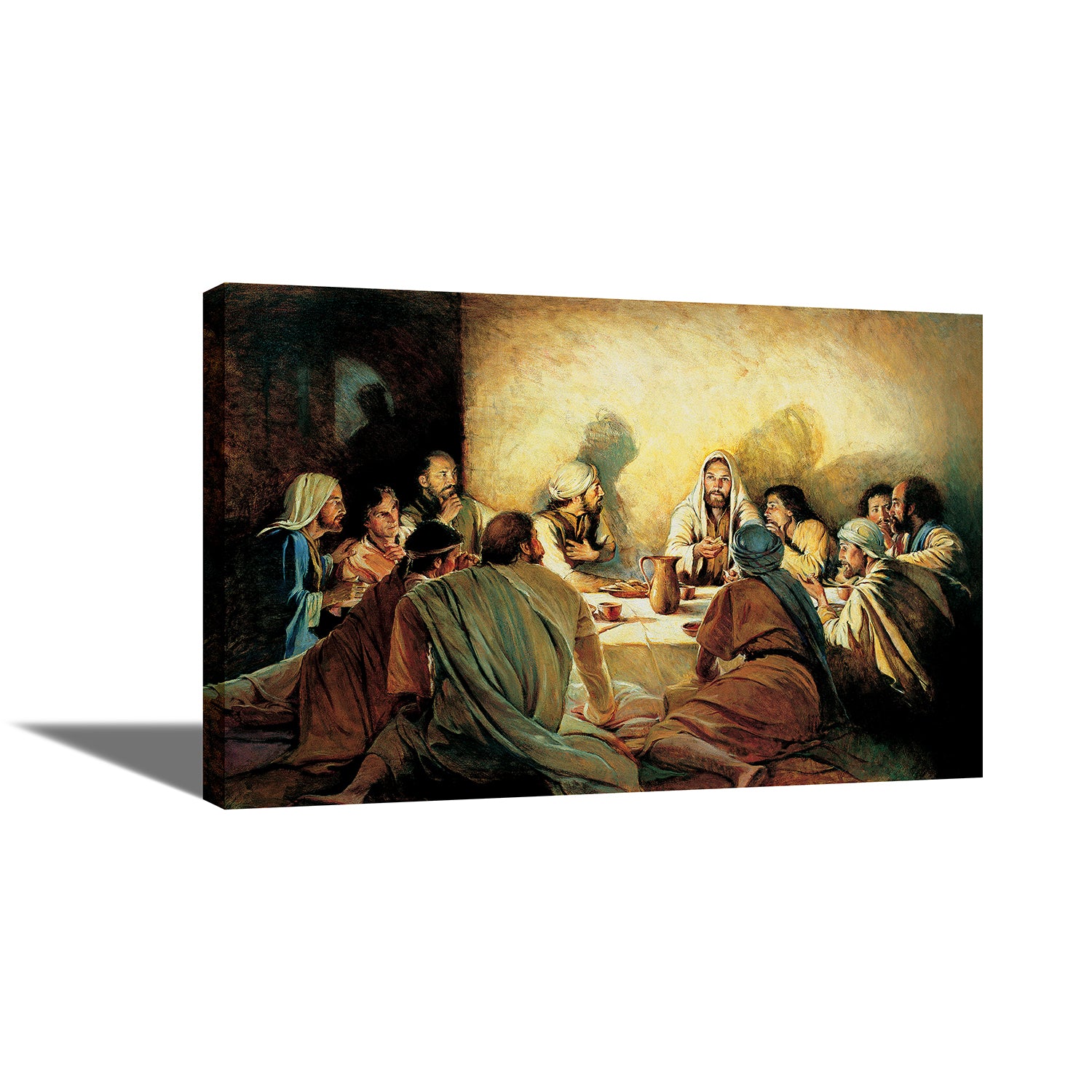 Jesus & his Disciples - Canvas Painting - Framed