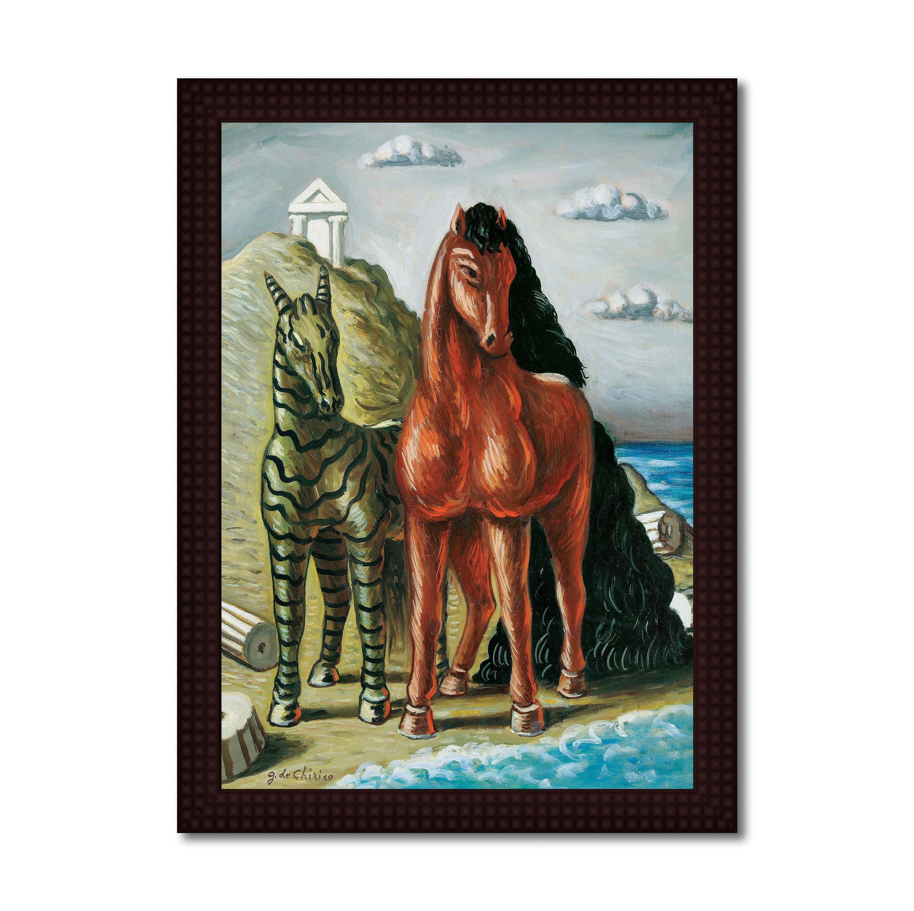 Giorgio de Chirico Horse and Zebra