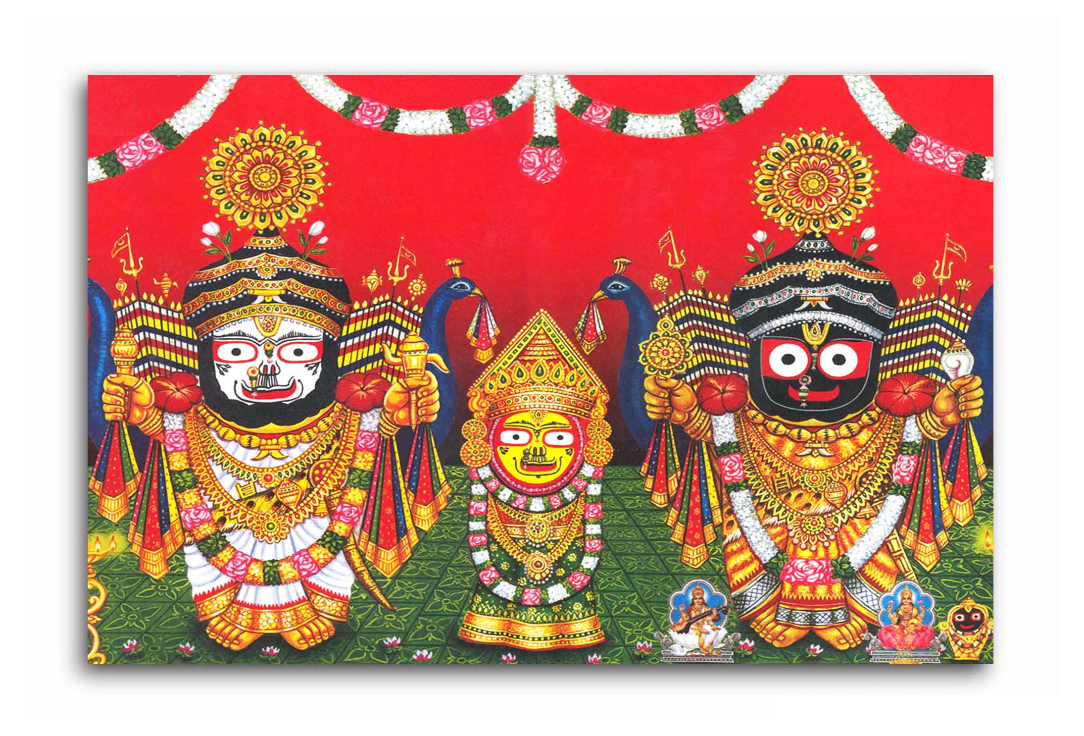 Jai Jagannath - Unframed Canvas Painting