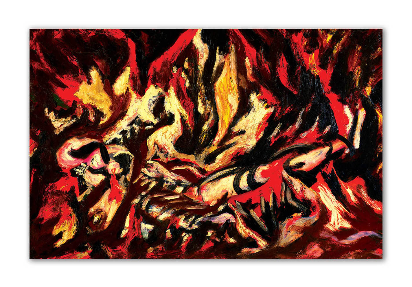 The Flame - Unframed Canvas Painting