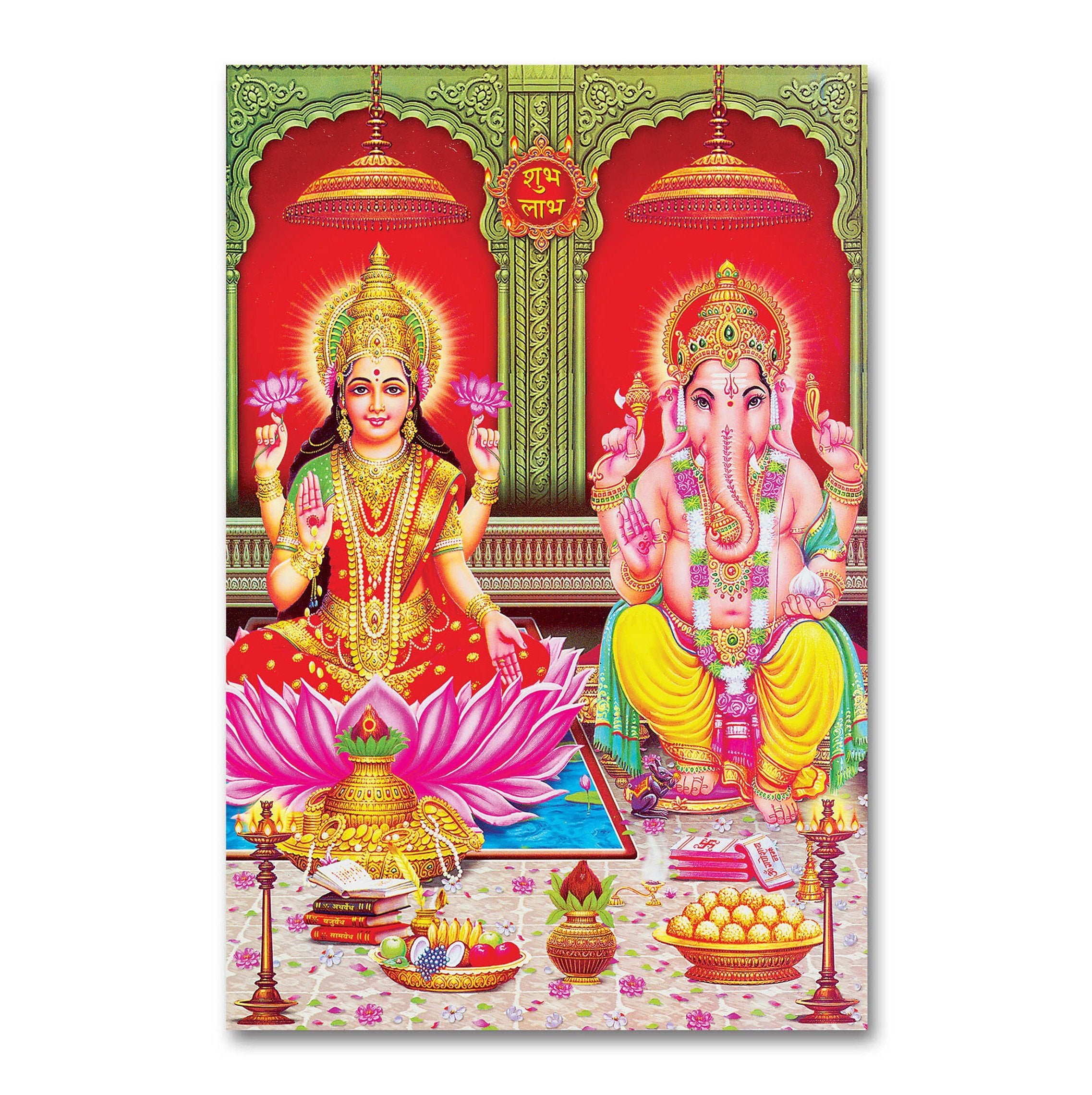 Maa Laxmi & Lord Ganesh
