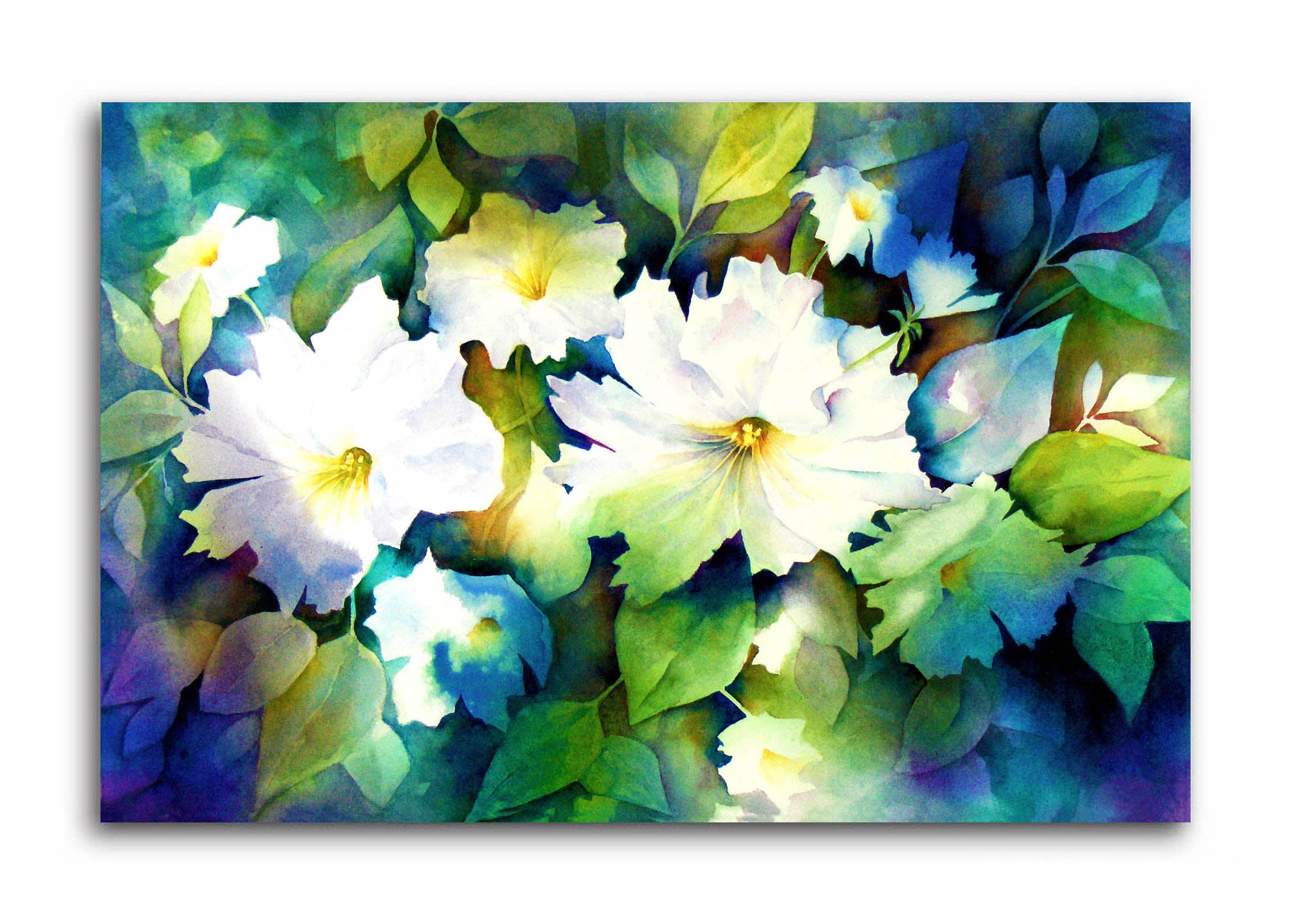 Pretty Flowers  - Canvas Painting - Unframed