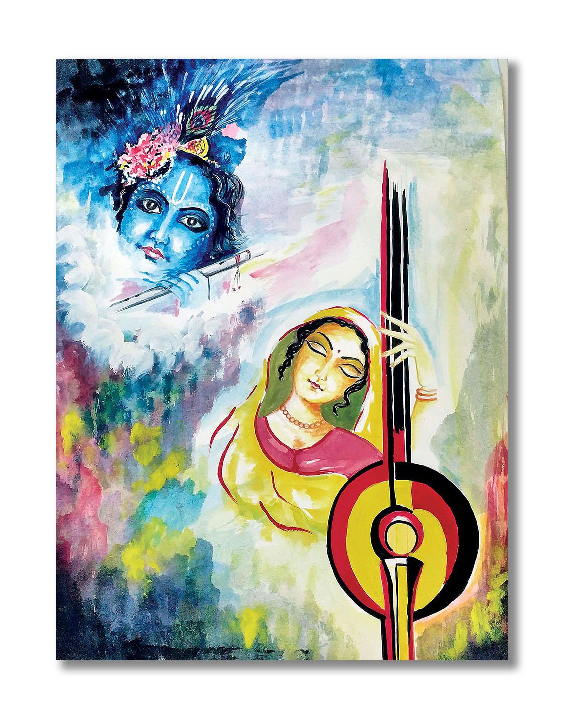 Lord Krishna & Meera