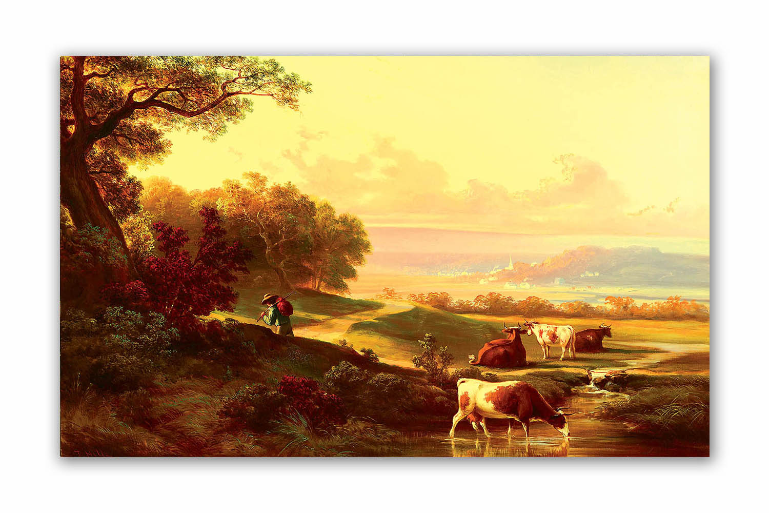 Beautiful Countryside - Unframed Canvas Painting