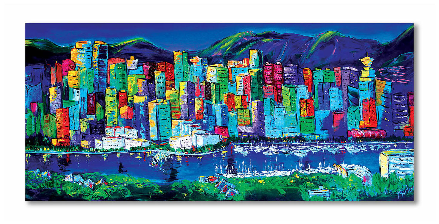 Big City Life - Unframed Canvas Painting