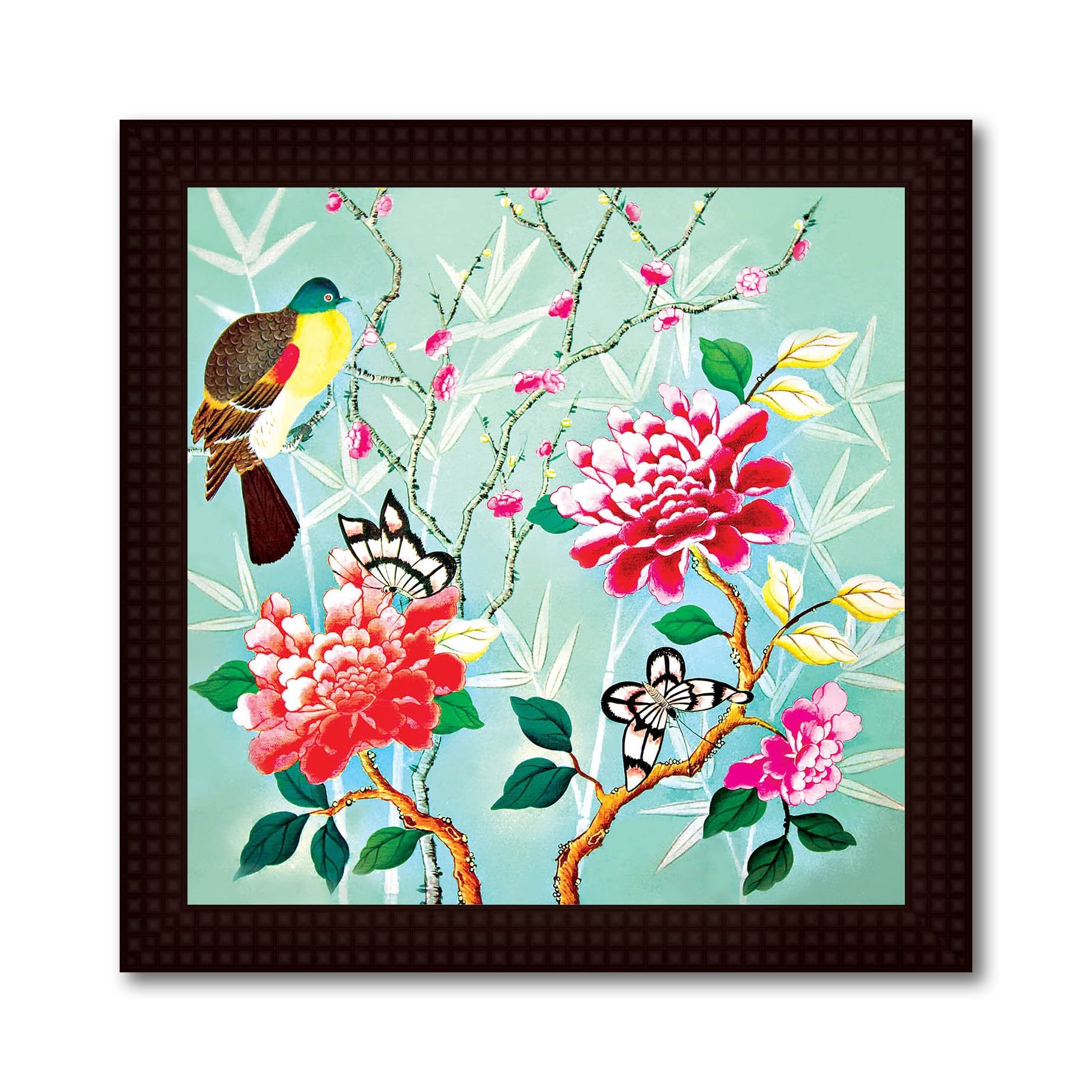 Japanese Art  bird on the branch