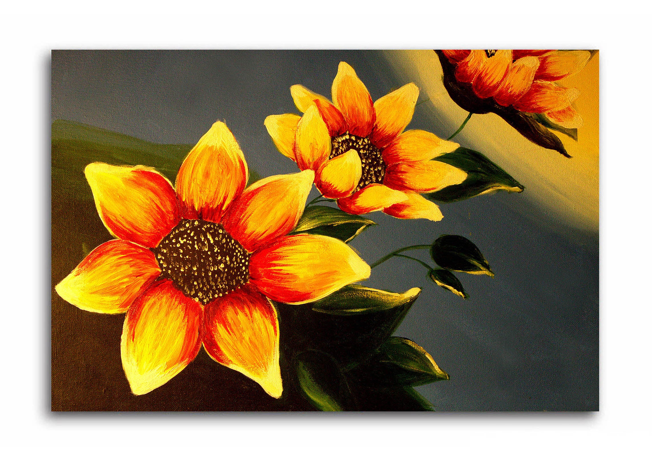 Sunflowers - Unframed Canvas Painting