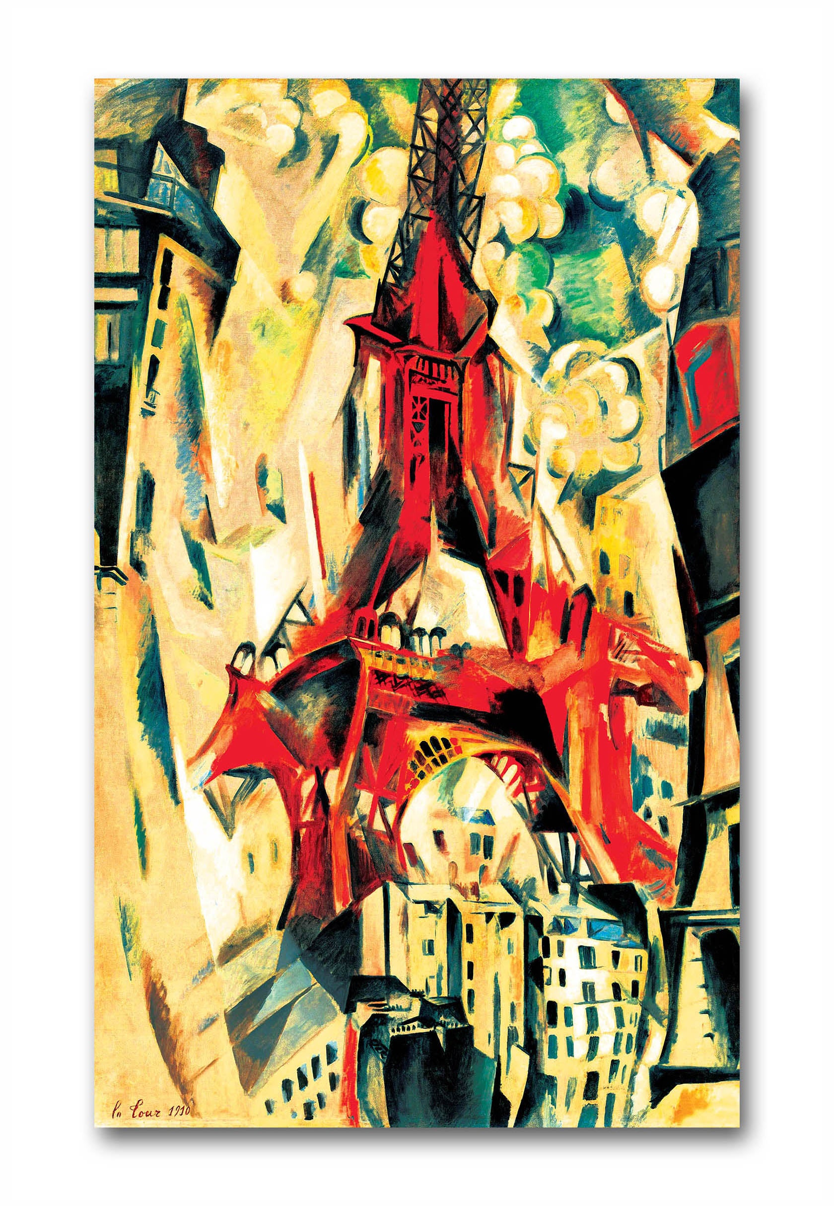 Eiffel Tower  - Canvas Painting - Unframed
