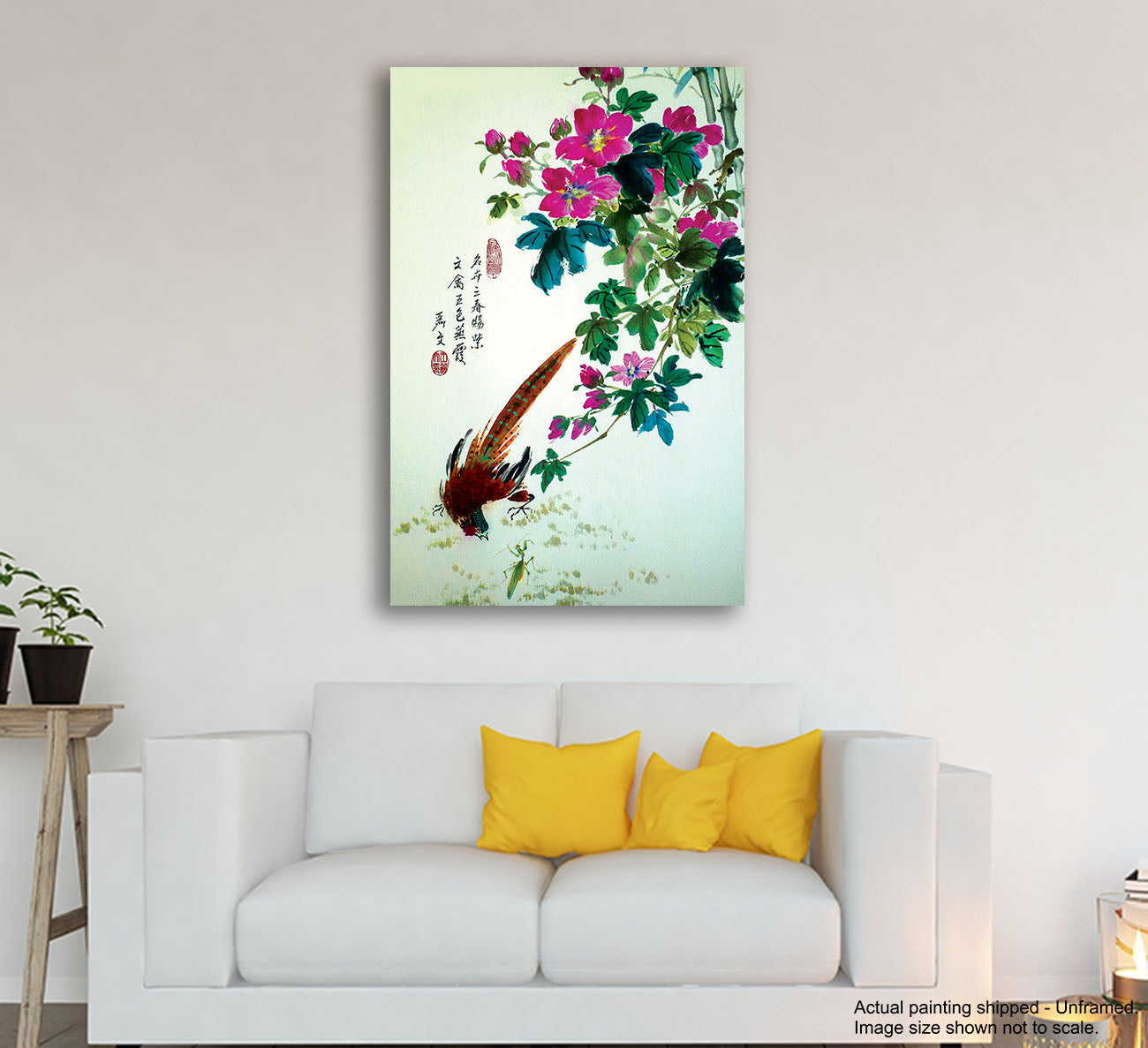 Japanese Artwork with Bird
