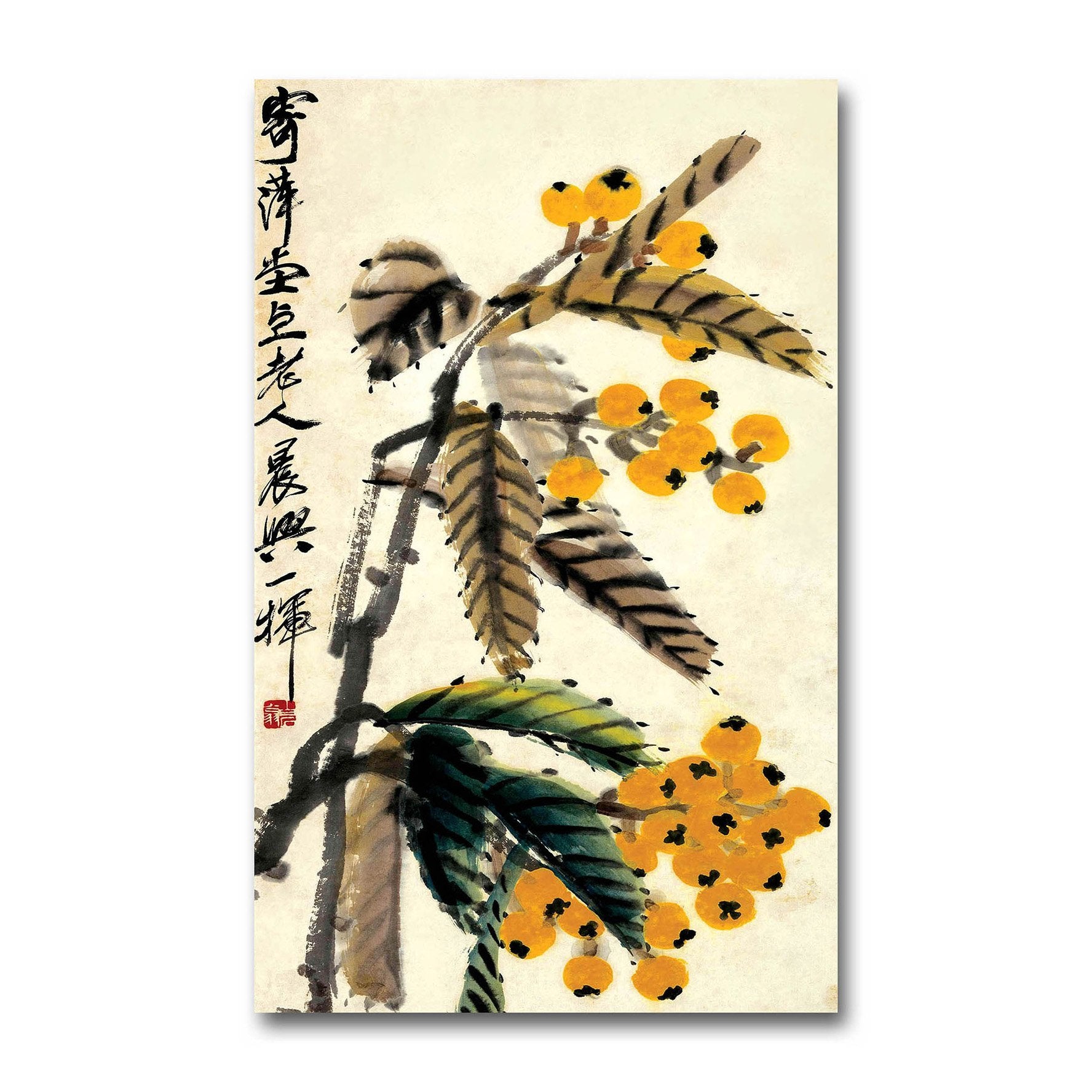 Japanese Art The evergreen tree