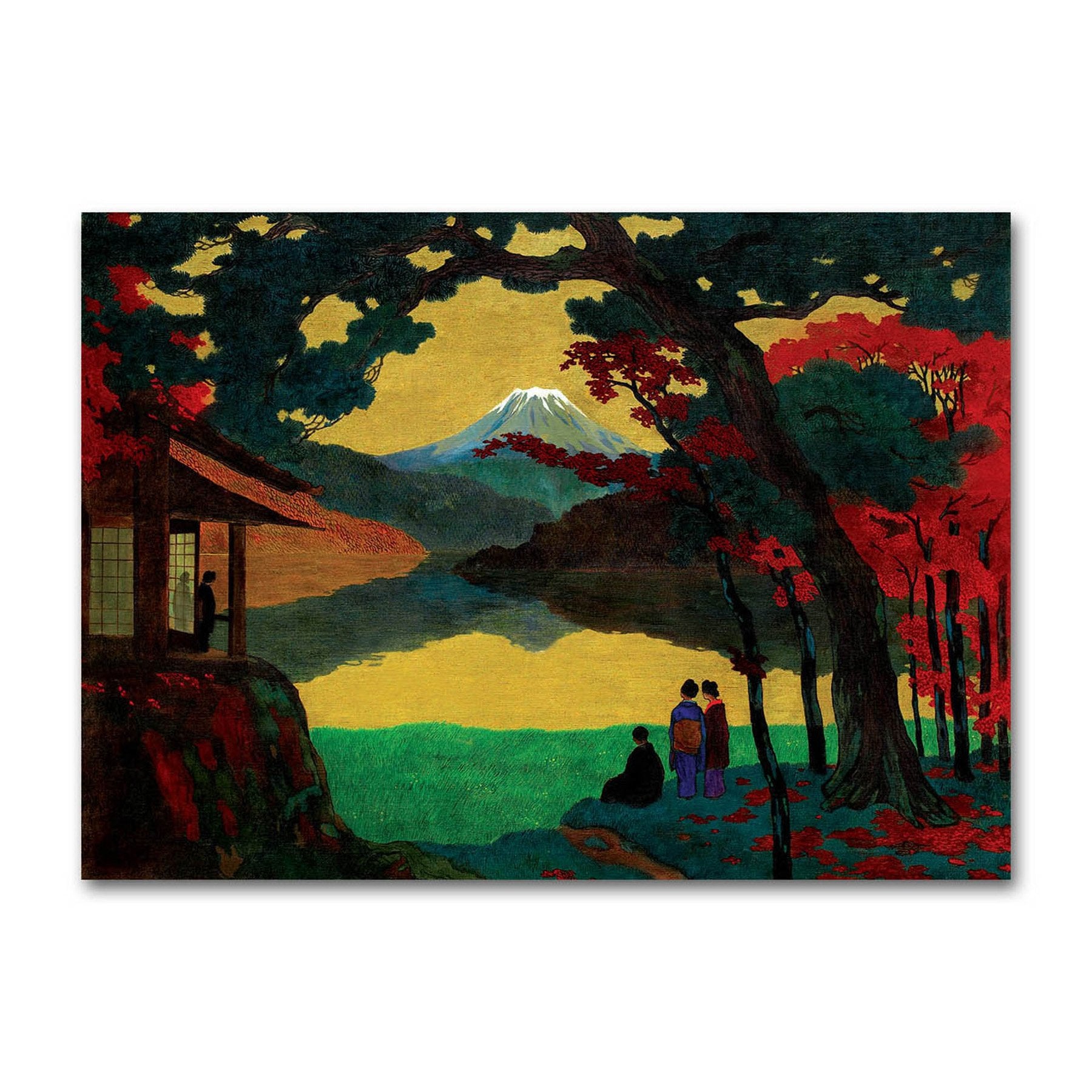 Landscape with Mount Fuji