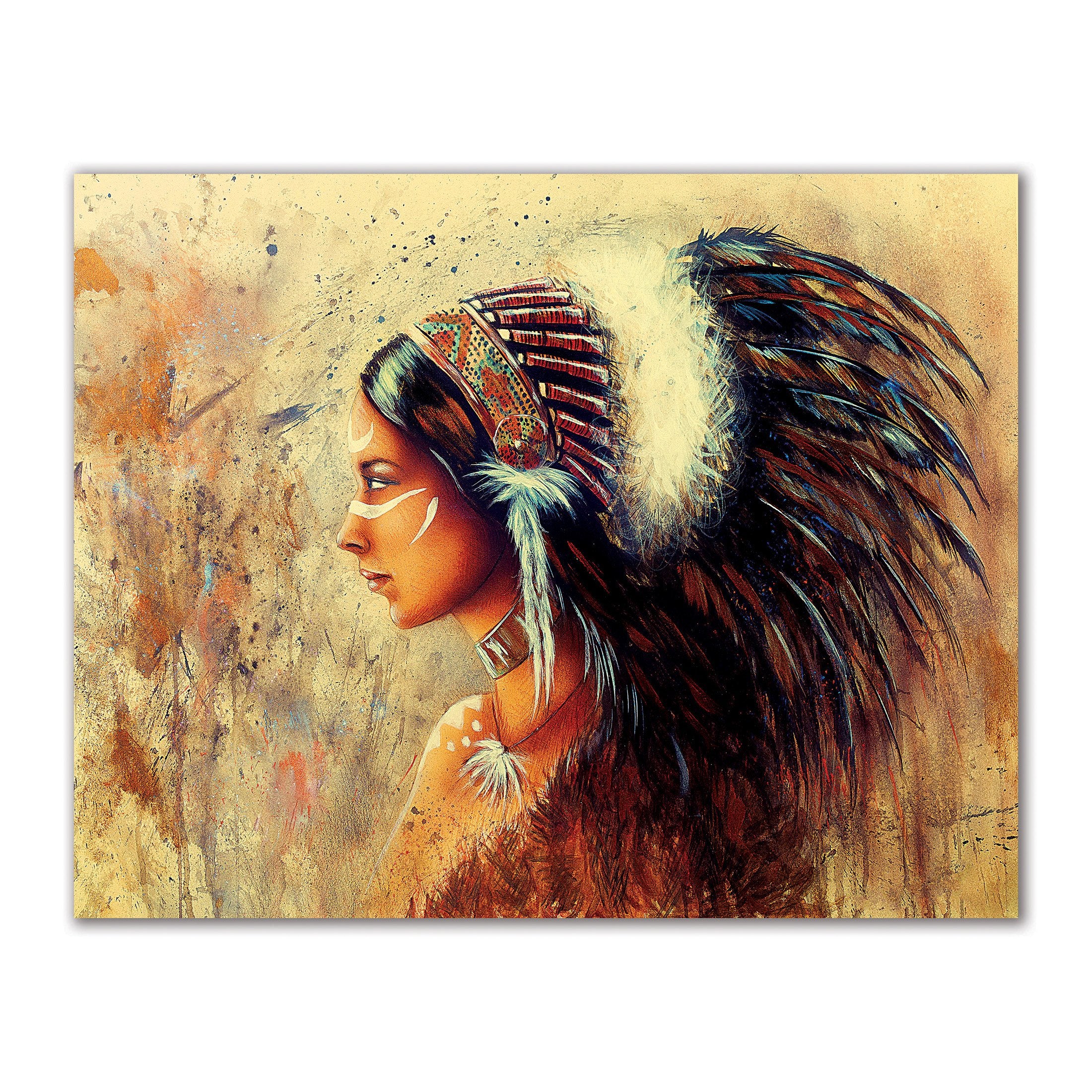 Indian Woman with Headdress