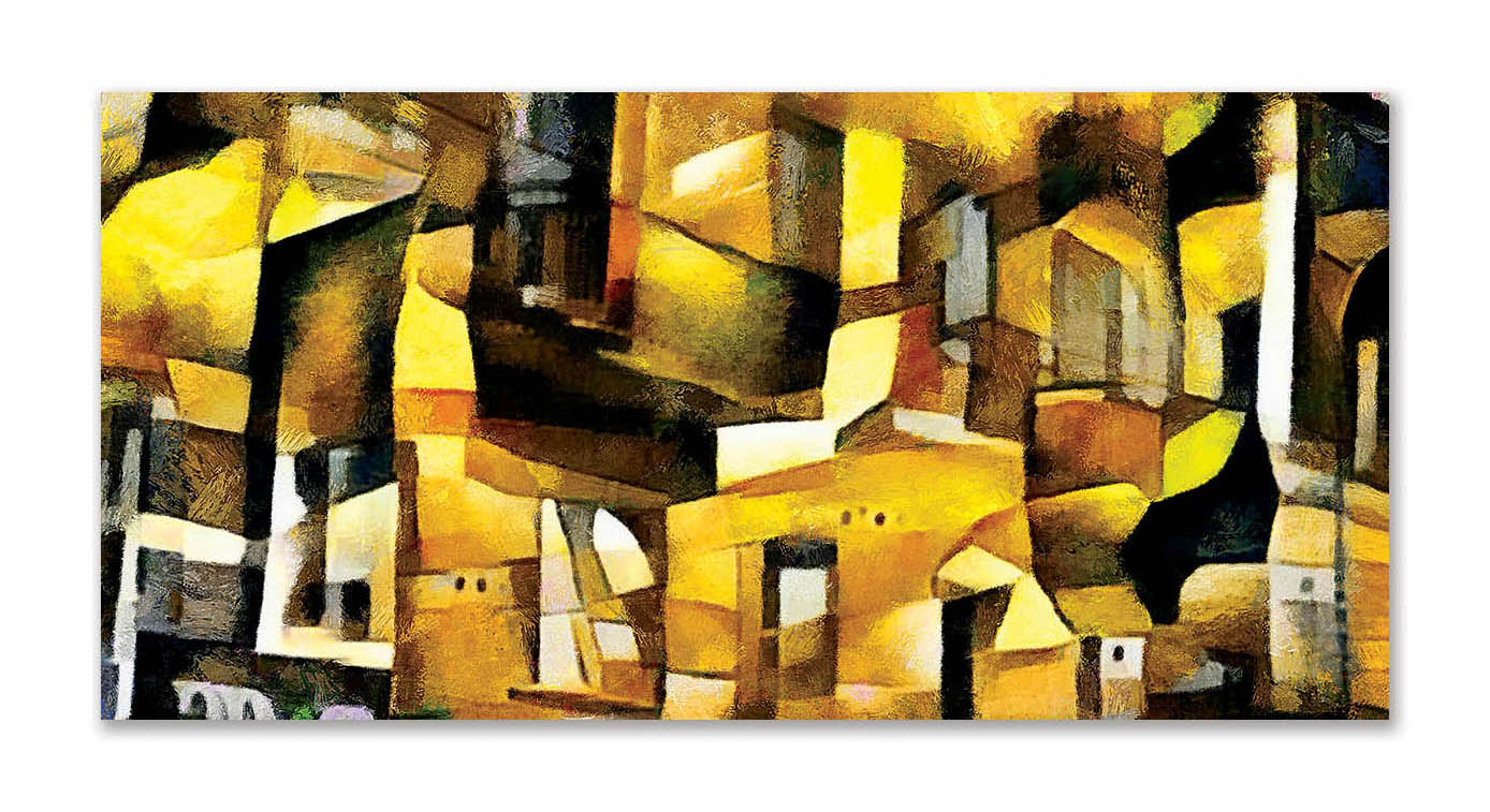 Urban architecture - Unframed Canvas Painting