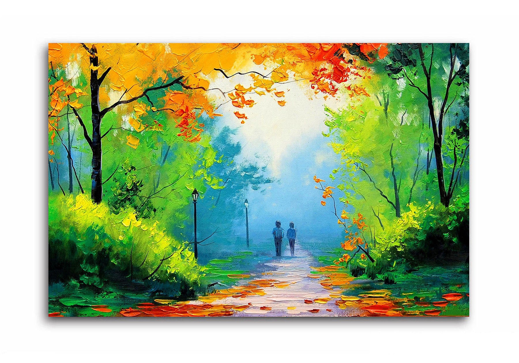 Colorful Sunrise  - Canvas Painting - Unframed