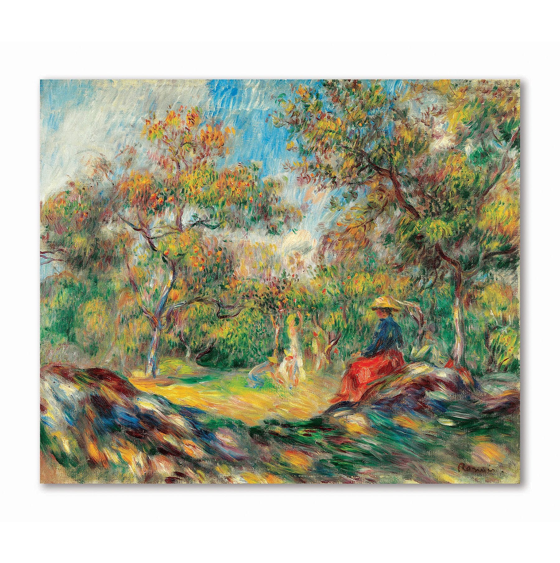 Young Woman in a Landscape