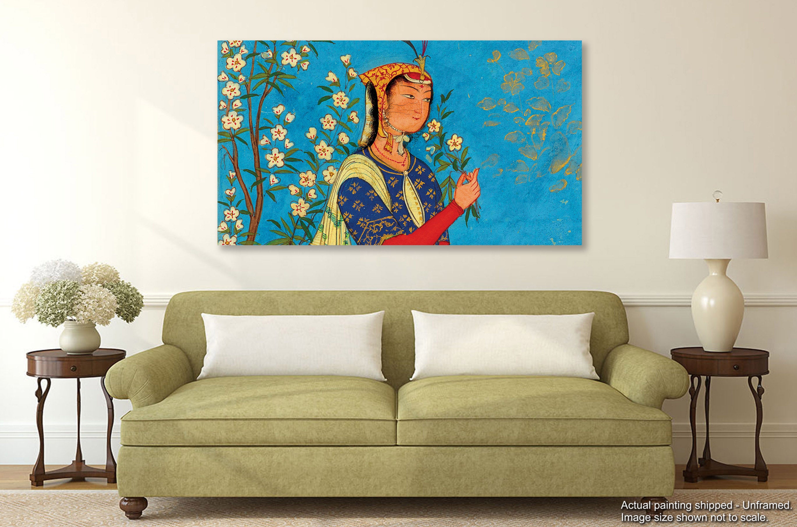 Woman with a Spray of Flowers