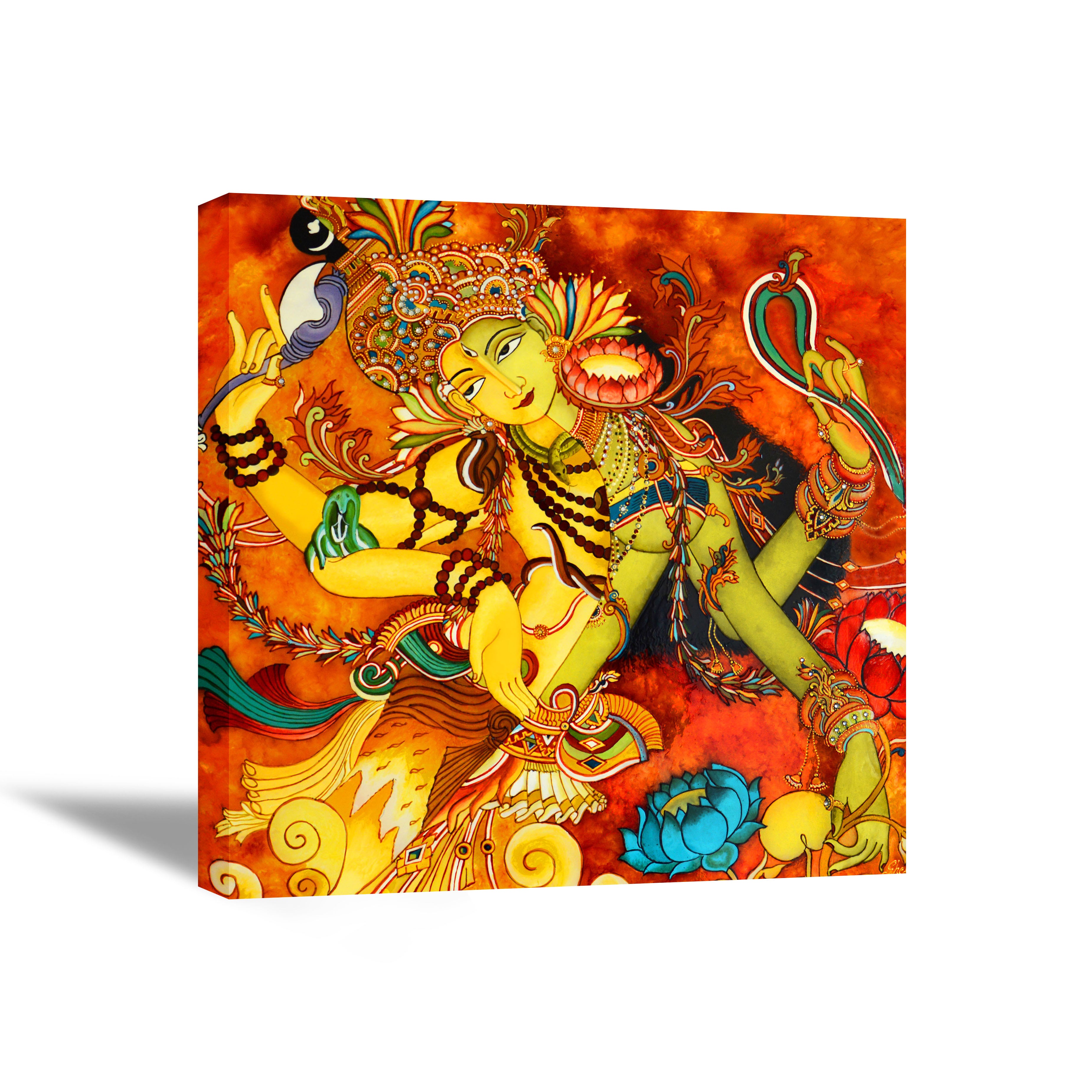 Lord Shiva - Canvas Painting - Framed