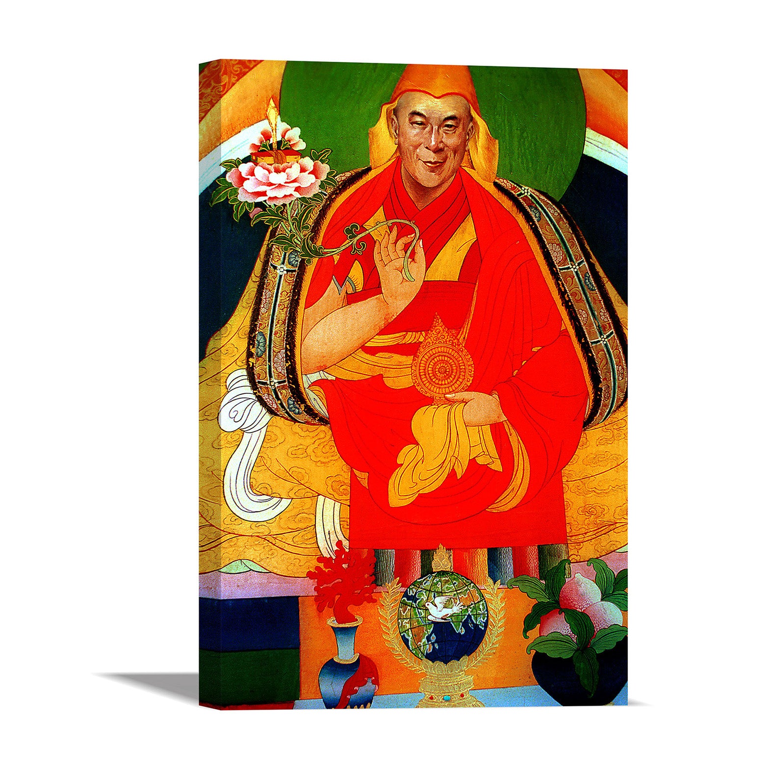Dorje Shugden with Flower