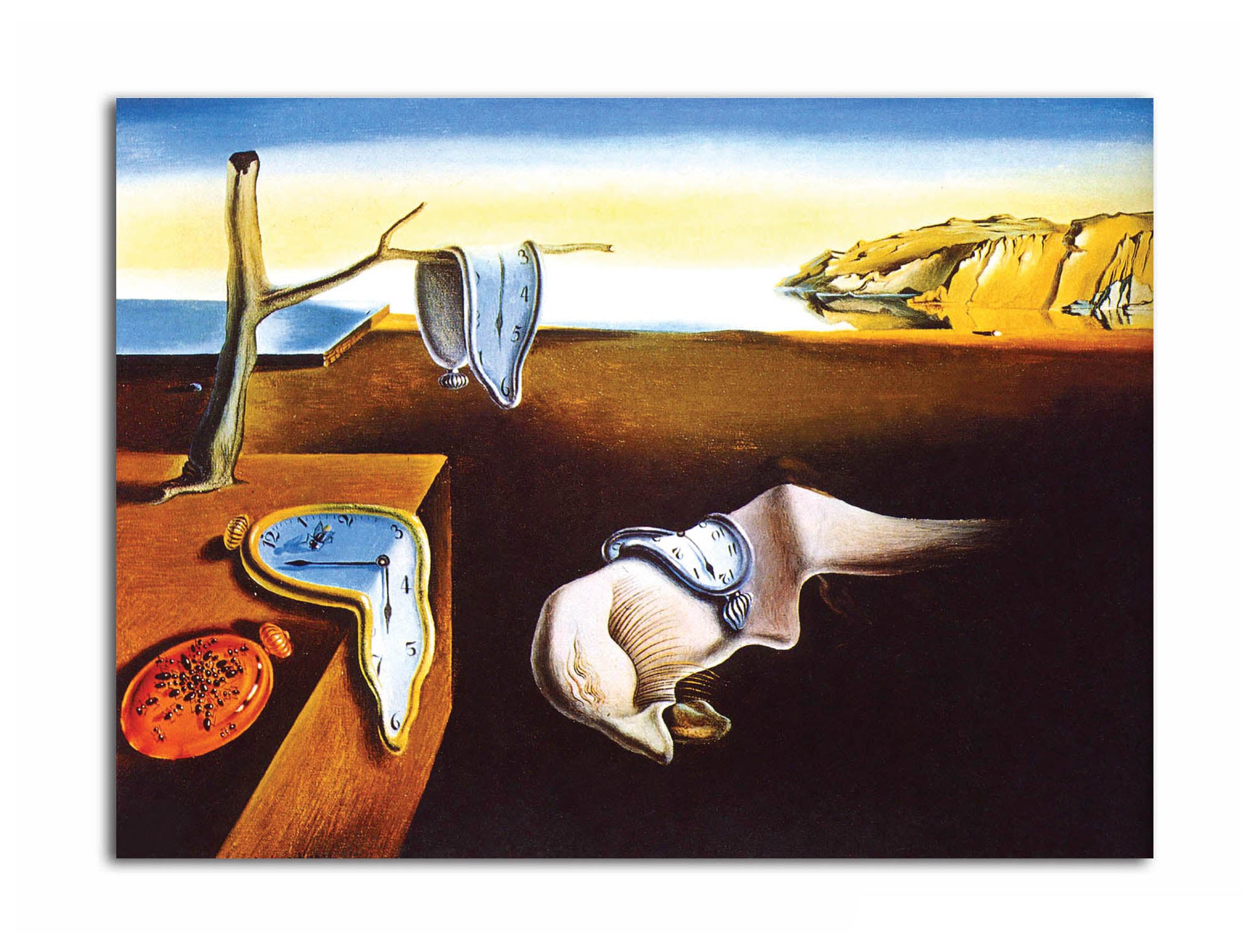 The Persistence of Memory  - Canvas Painting - Unframed