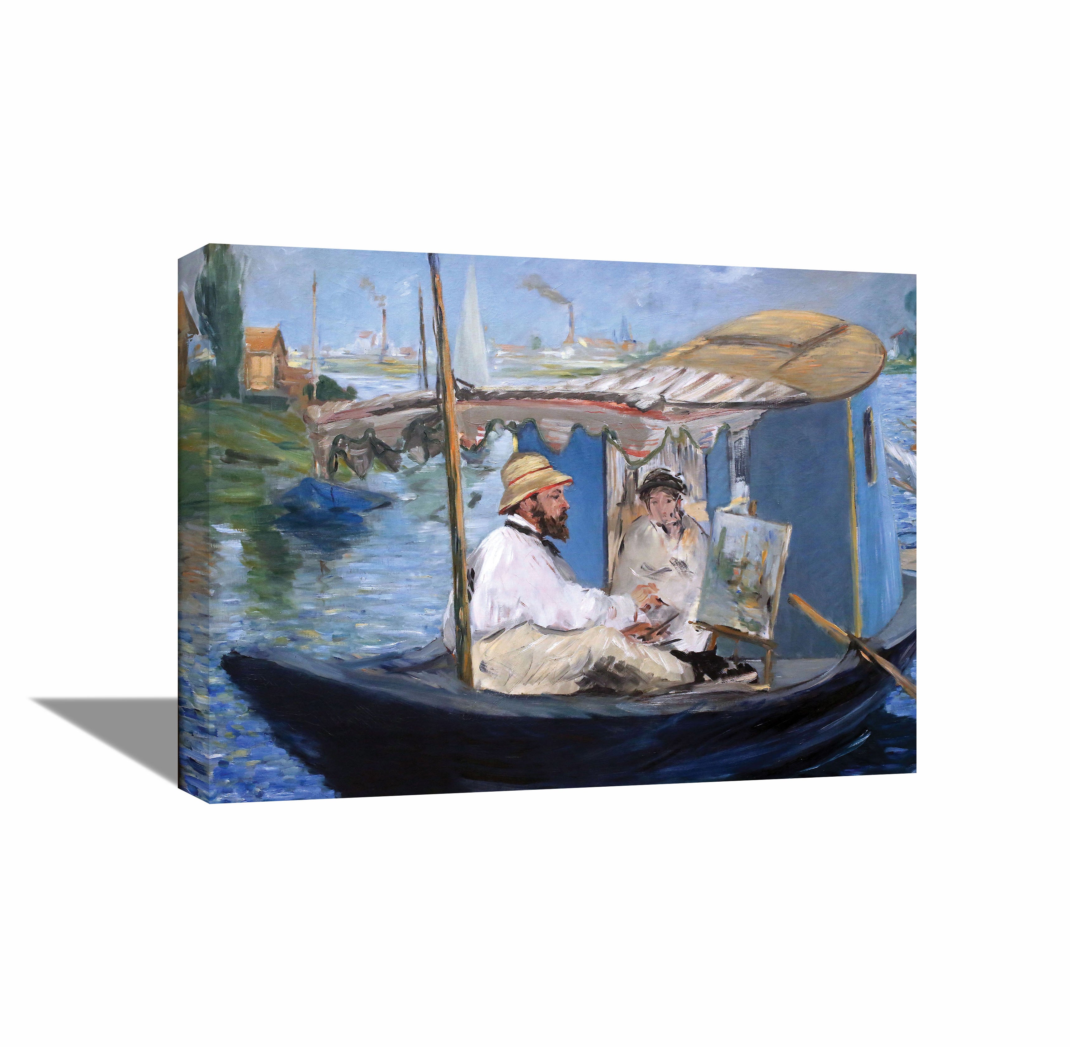 Claude Monet Painting in his Studio