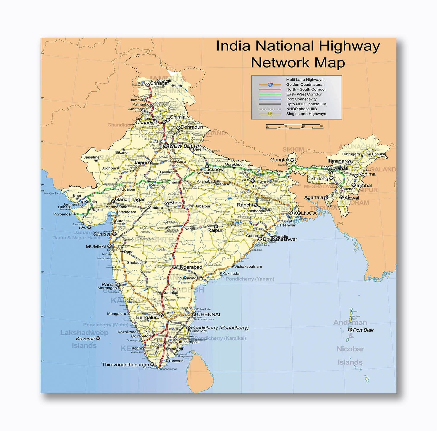 Indian Natonal Highway Network