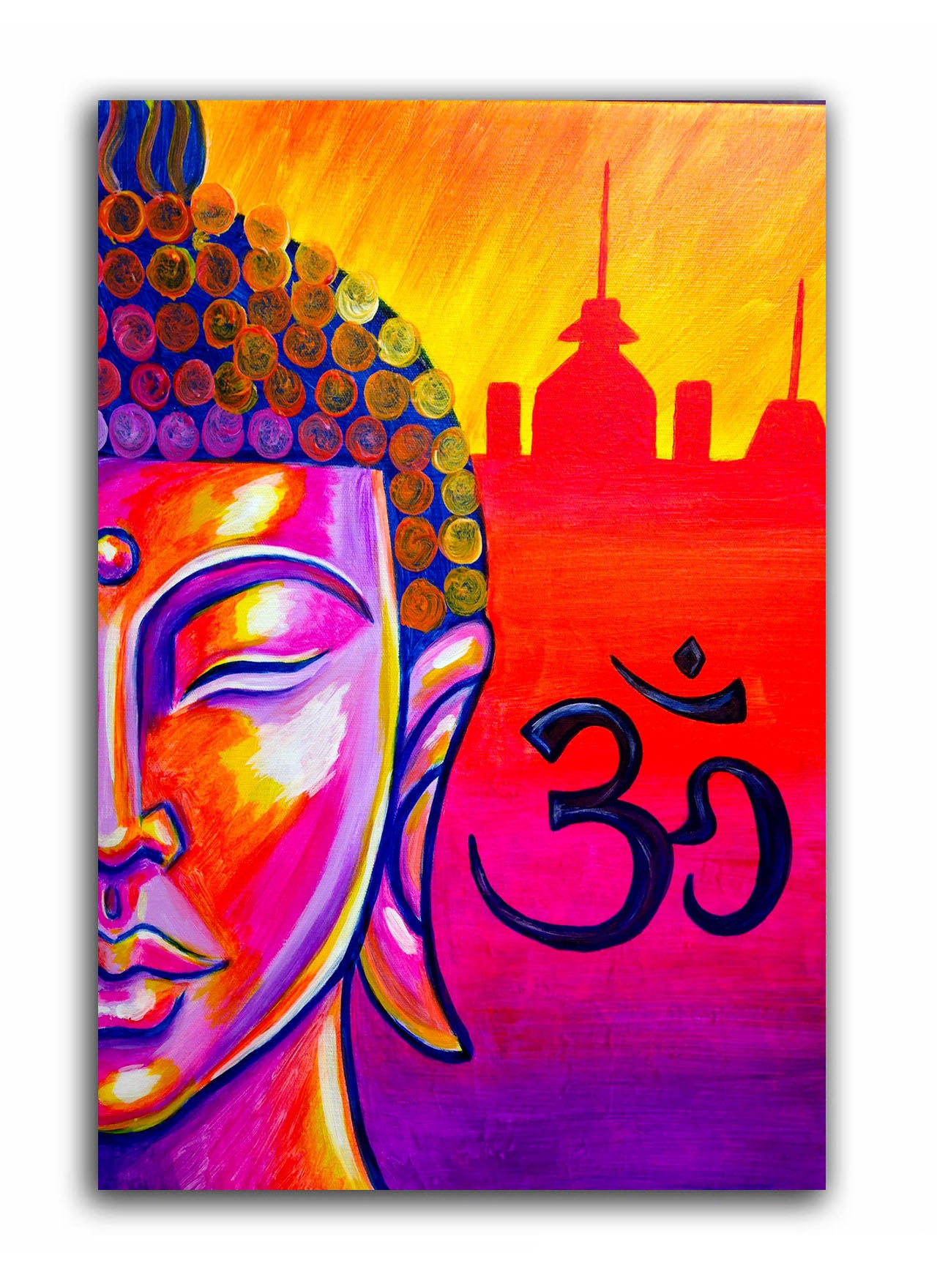 A Peaceful World - Unframed Canvas Painting