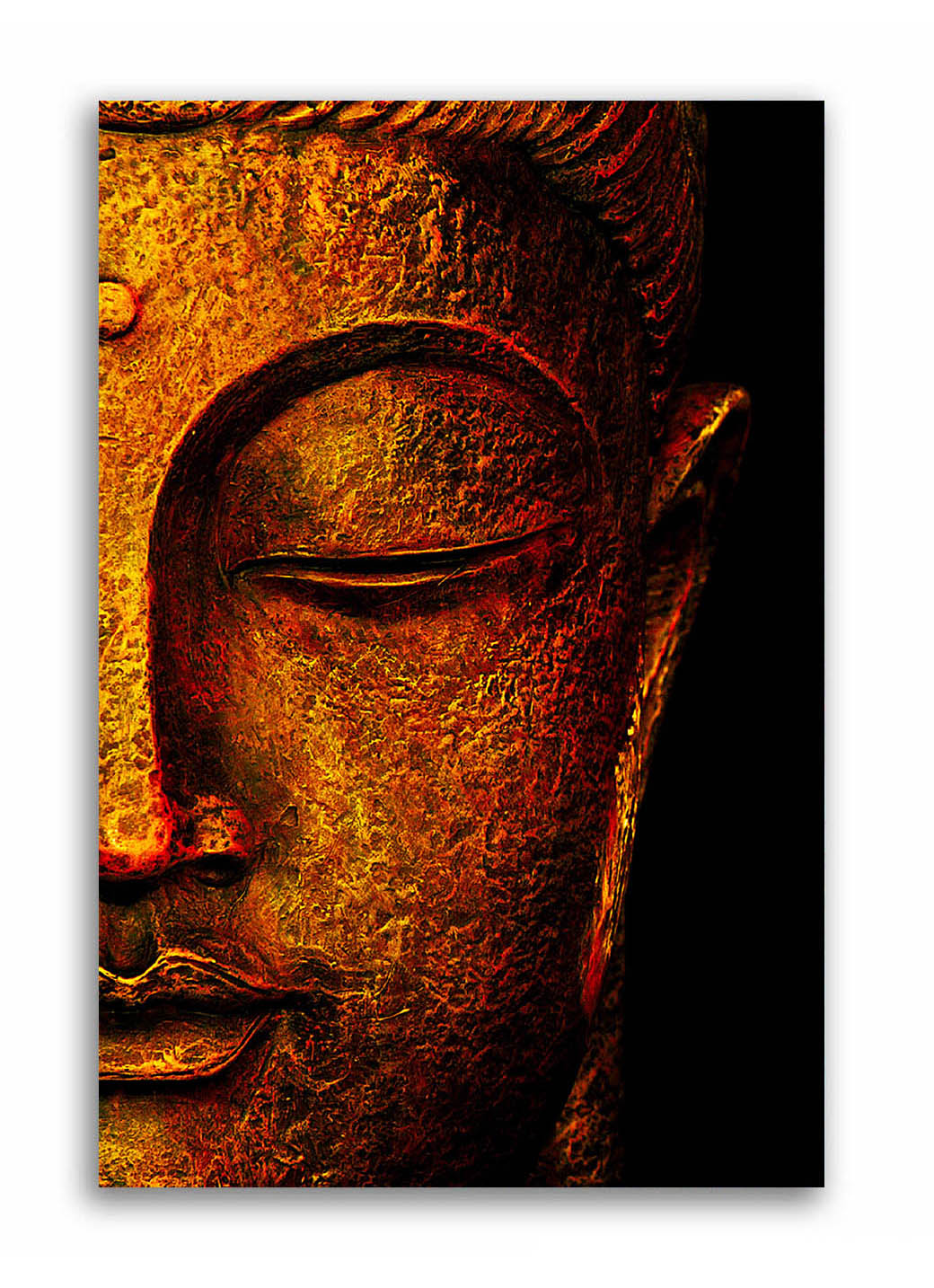 Lord Buddha  - Canvas Painting - Unframed