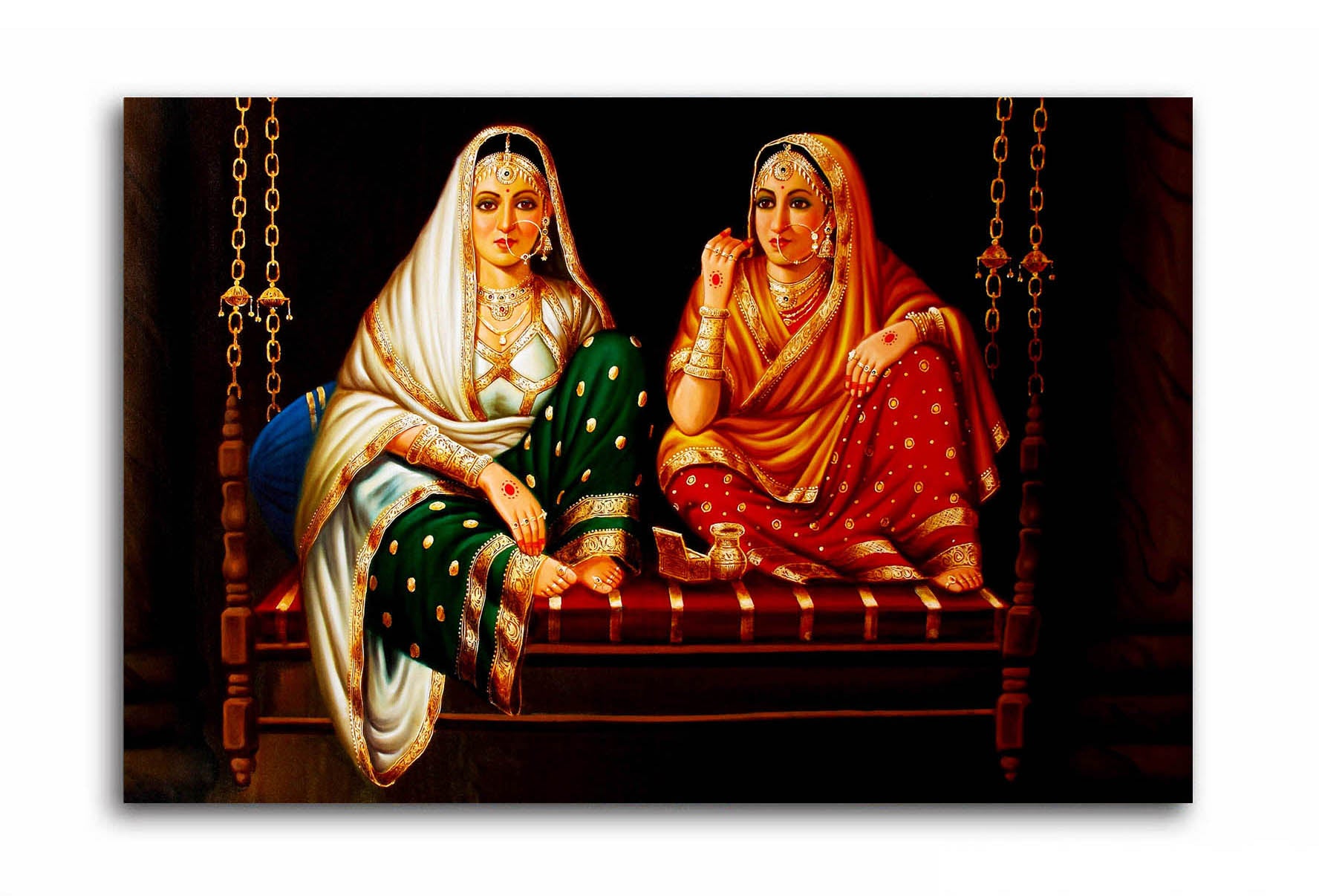 Royal Ladies  - Canvas Painting - Unframed