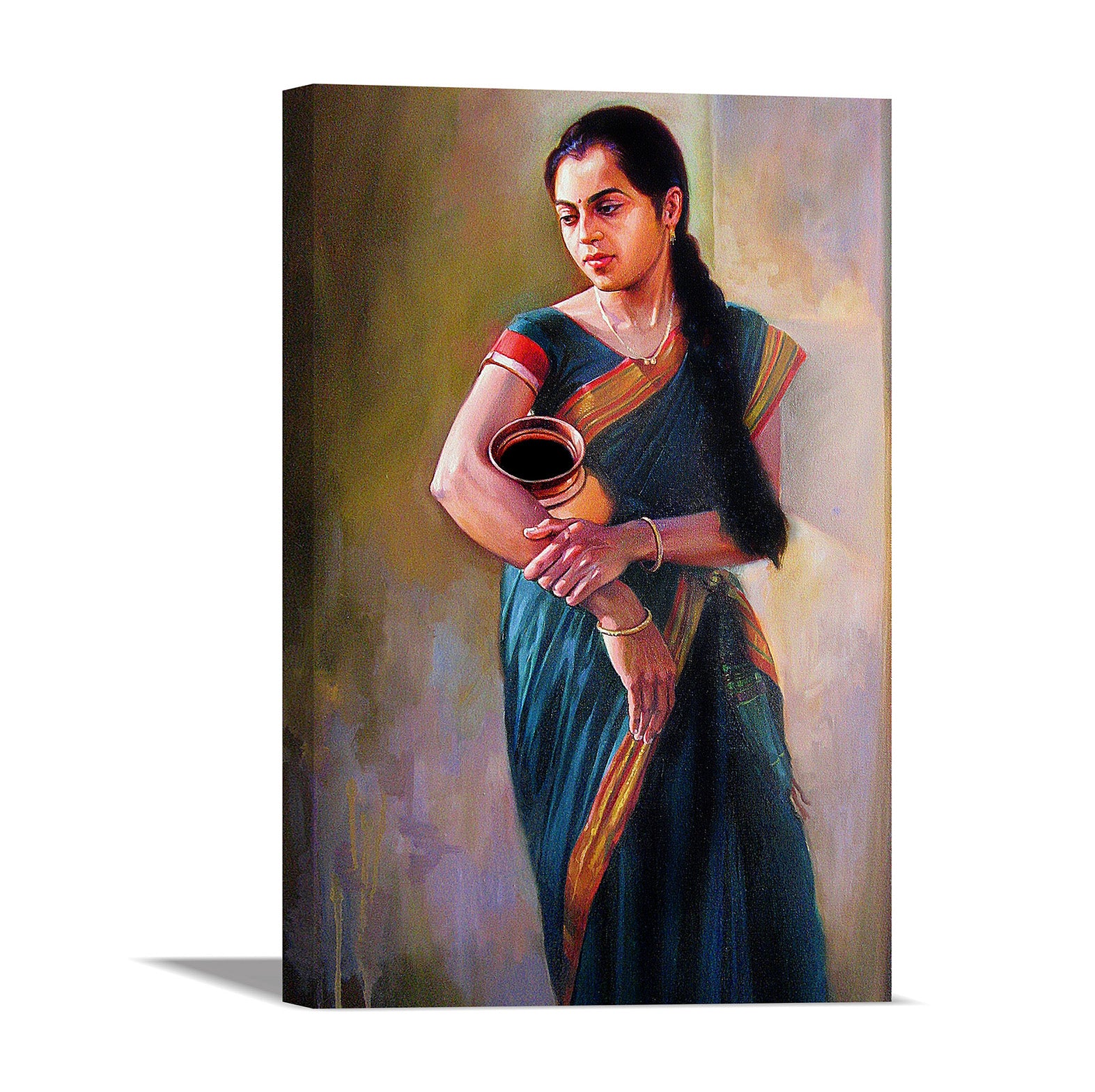 Shakuntala - Canvas Painting - Framed