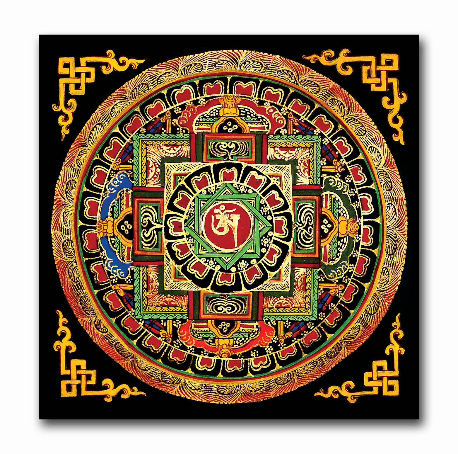 Traditional Mandala - Unframed Canvas Painting