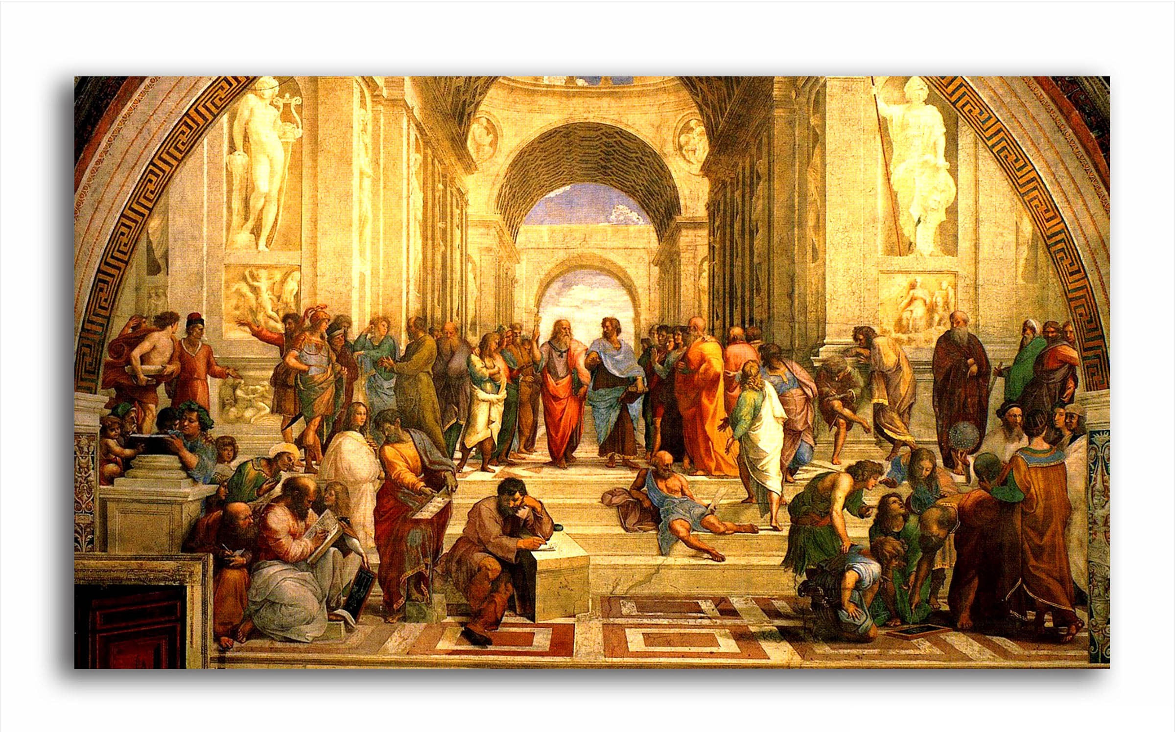 The school of Athens  - Canvas Painting - Unframed