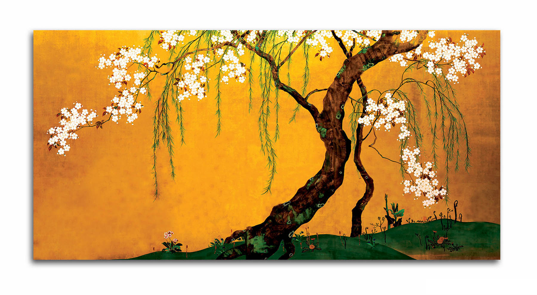 Japanese Blossom  - Canvas Painting - Unframed