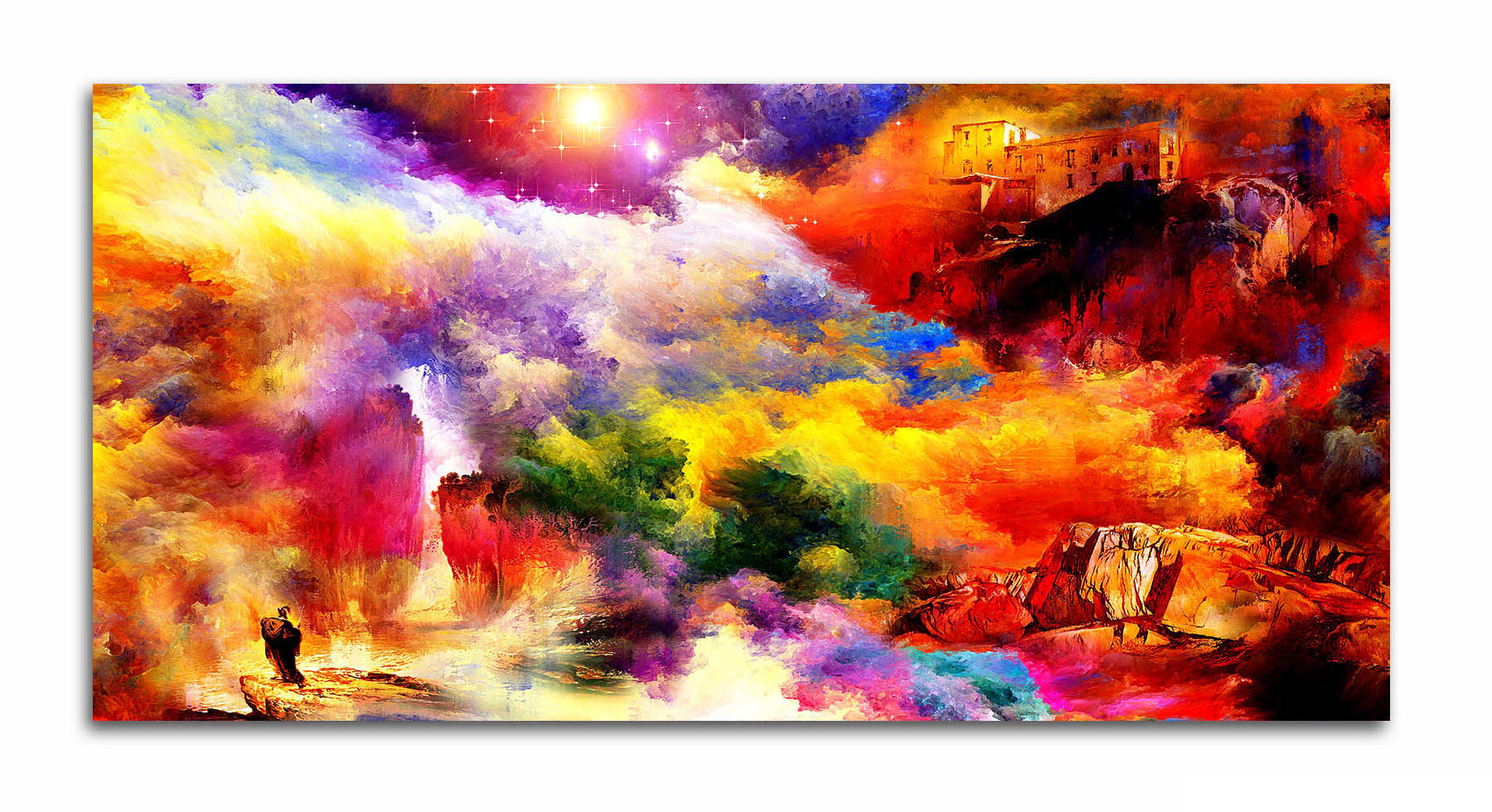 A Hint of Heaven  - Canvas Painting - Unframed