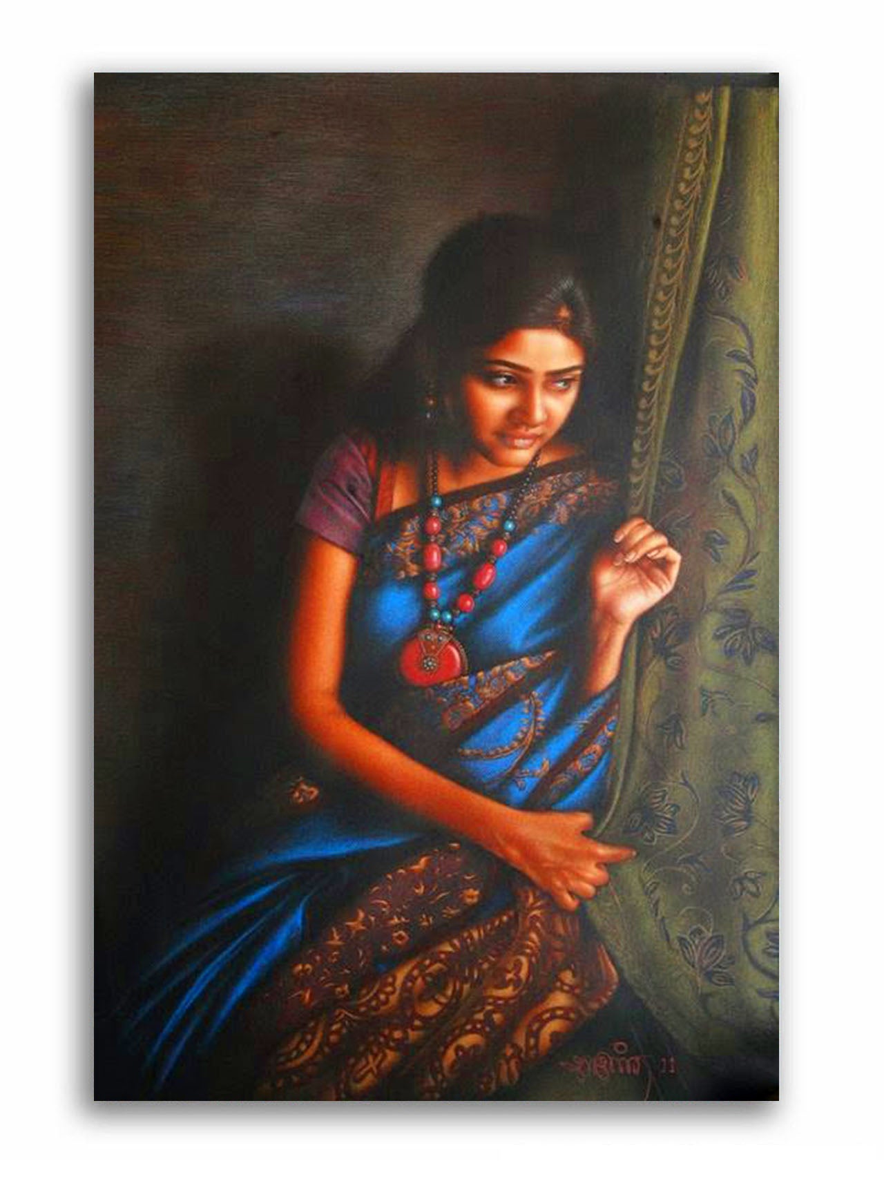 Beauty Shashikant - Unframed Canvas Painting